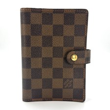 Louis Vuitton LV R20700 Damier Ebene Agenda PM Planner Cover Auth