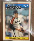 Nolan Ryan 1988 Topps UK Minis Baseball Card Astros 62