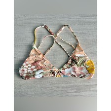 Top de bikini estampado reversible Roxy Juniors Playa Paradise talla XS