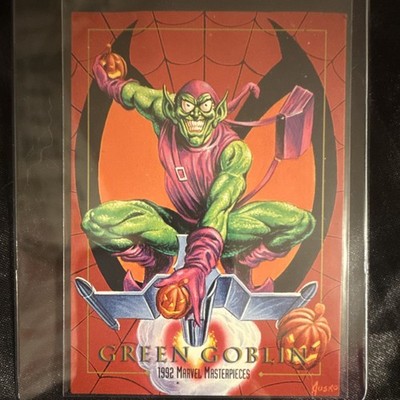 Marvel Masterpieces 1992 Green Goblin #36 Trading Card Joe Jusko SkyBox