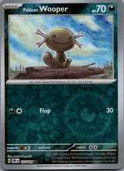 Paldean Wooper 127/197 Reverse Holo Common Obsidian Flames