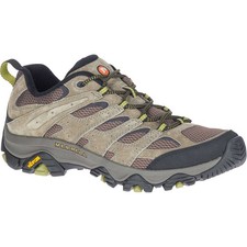 MERRELL Men's Moab 3 Hiking Shoes - 8 - Walnut/Moss