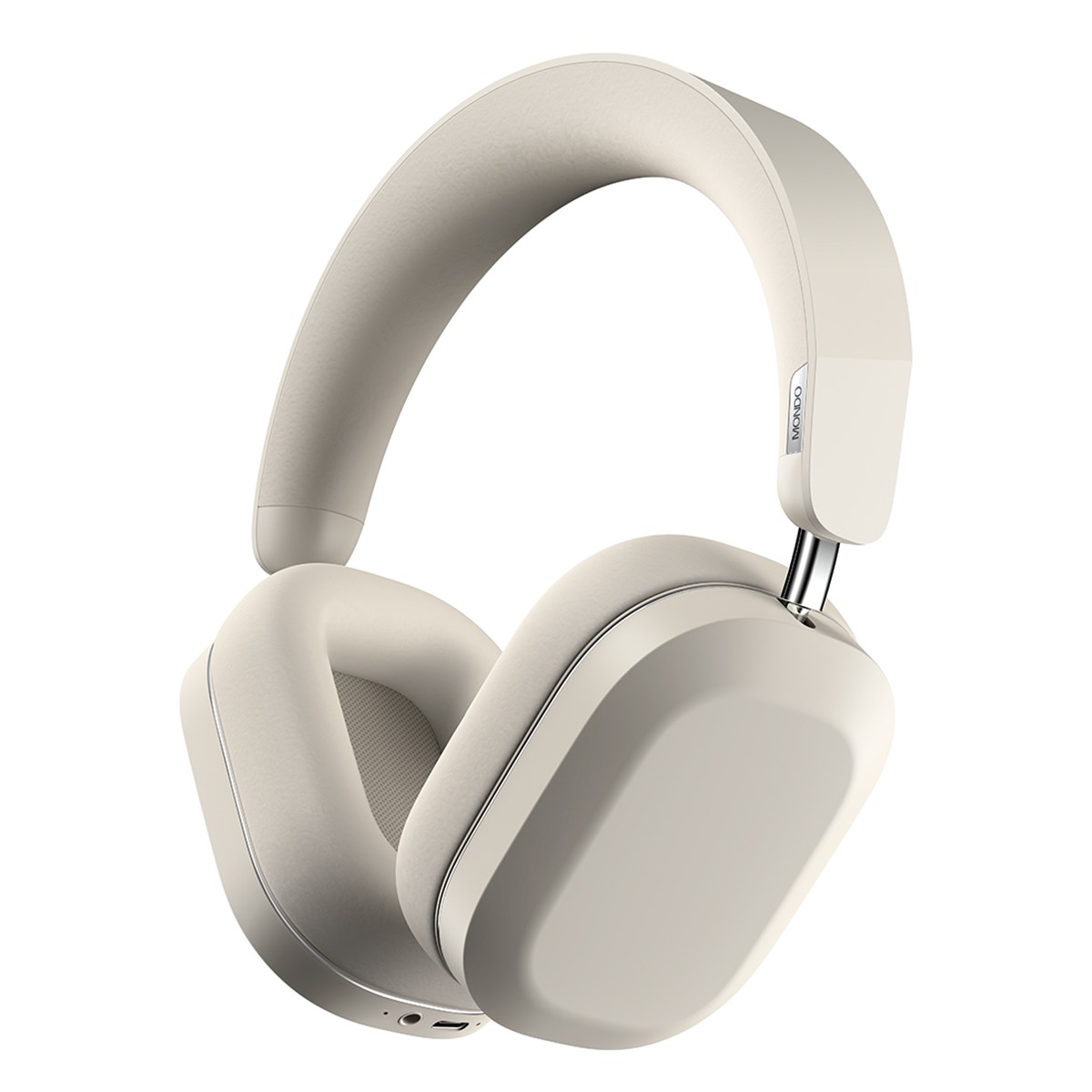 Casque Bluetooth Defunc Mondo élimine les bruits de fond beige avec son microphone ENC