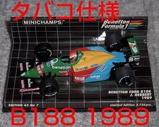 Tobacco specification 1/43 Benetton Ford B188 Herbert 1989 BENETTON FORD