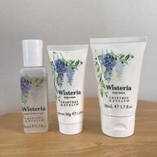 Crabtree Evelyn Wisteria Lot Set Lotion Body Cream Bath Shower Gel Rare