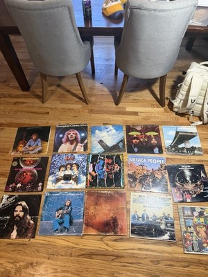 Lot 75 Vinyl LP Records 70s 80s Classic Rock Folk Frampton Simon Garfunkel Tull