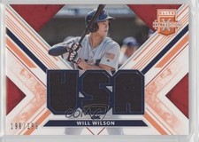 2019 Elite Extra Edition USA National Team Materials Orange /199 Will Wilson 0b0