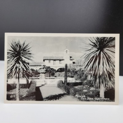 Postcard CA California Mission Building San Juan Capistrano Real Photo RPPC