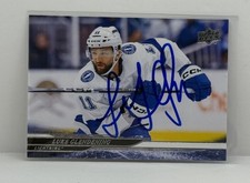 Luke Glendening Signed Autograph 2024-25 Upper Deck Card #408 Lightning/Flyers