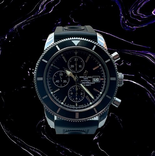🐺 Breitling Superocean Heritage A13320 Chronograph Automatic Box & Papers🐺