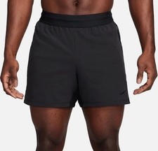  75 Nike Men  s Flex Rep Dri-FIT 5" Unlined Fitness Shorts FN3002- Black- Medium