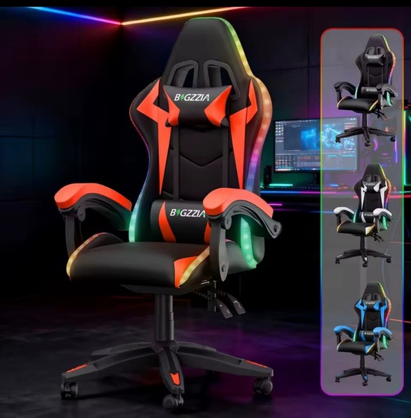 Silla Gaming Gamer Sillón Silla de Escritorio Silla Giratoria Silla Ejecutiva Silla de Oficina 150KG