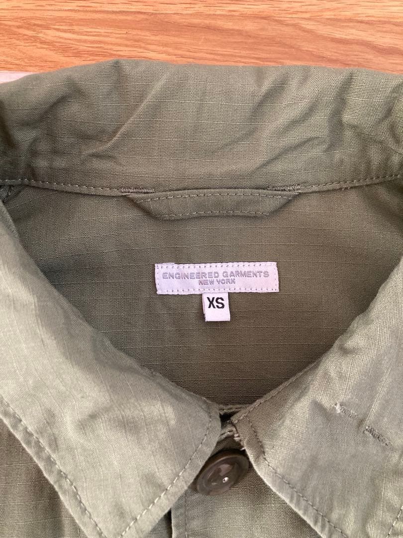 Engineered Garments Work Jacket Cotton Ripstop XS… - image 5