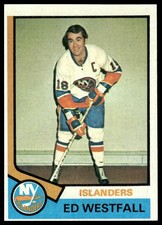 1974-75 Topps #32 Ed Westfall New York Islanders NM