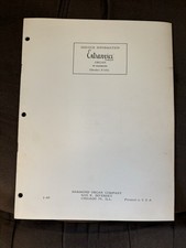 Hammond Extravoice Organ Model F100 Service Manual 1960 w/ 3 Foldout Schematics