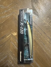 2Megabass X-120 SLOW FLOATING  JAPAN FISHING LURE DART BAIT WAKIN GOLD SHINER