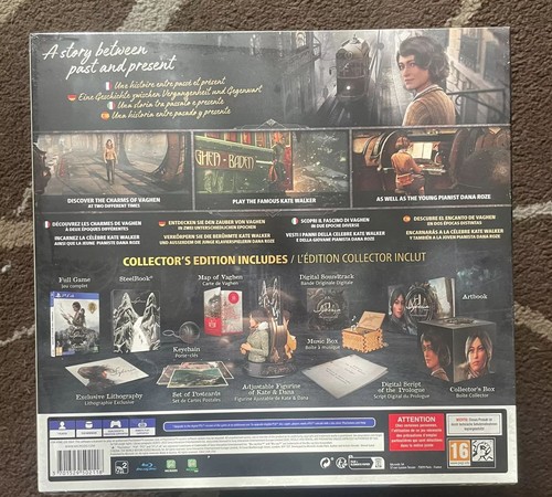 SYBERIA THE WORLD BEFORE COLLECTORS EDITION PS4 PS5 DA COLLEZIONE TEDESCO INGLESE - Foto 3 di 3