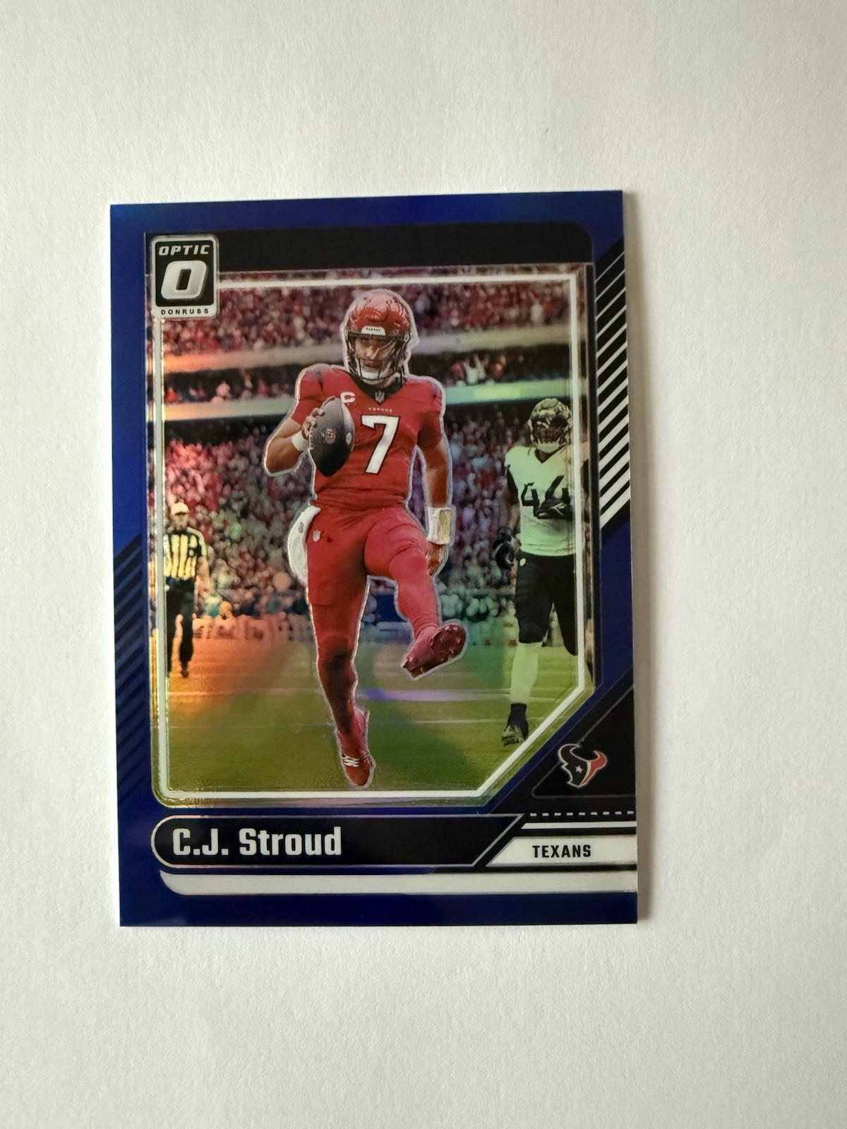 2024 Panini Donruss Optic C.J. Stroud #76 Blue Prizm /199 Houston Texans NFL