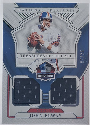 JOHN ELWAY 2024 NATIONAL TREASURES TREASURES OF THE HALL PATCH /25 Q3882
