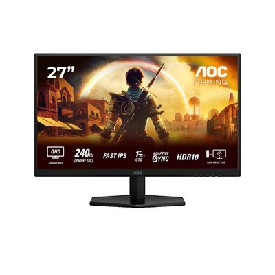 AOC G4 Q27G42ZE Gaming Monitor 27 Zoll 240Hz Schwarz Rot