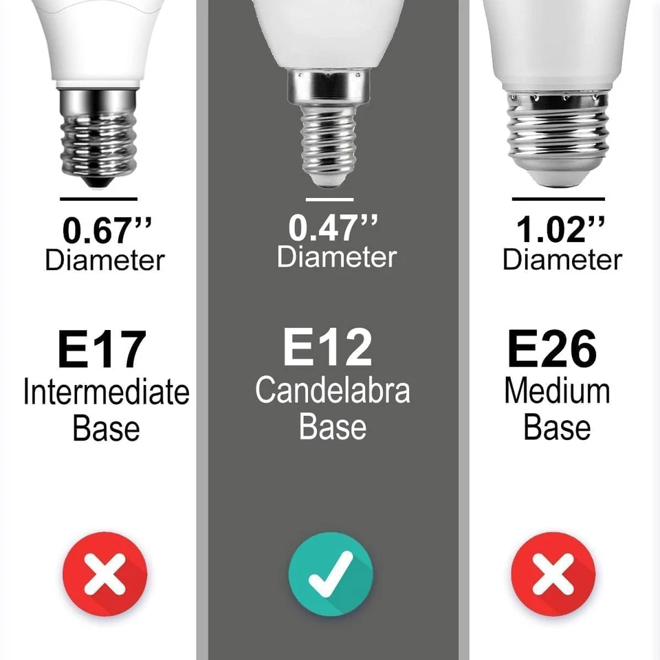 ILC E12 LED Light Bulbs 40w Equivalent 5W, Color Changing RGB, A15 Small Base... - Image 4 of 4