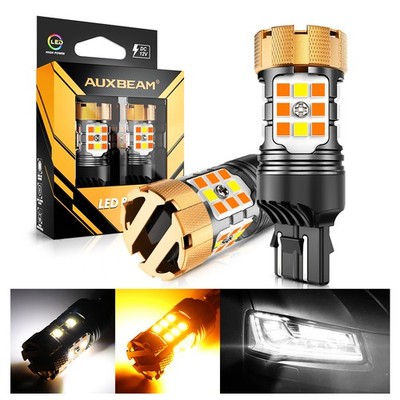 AUXBEAM 7440 Switch back LED Bulbs For 2015-2017 Toyota Camry Turn Signal Light