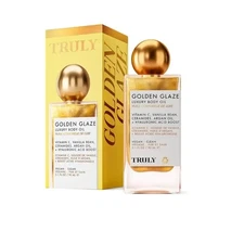 TRULY Golden Glaze Luxury Body Oil NEW 3.1 oz Beauty Moisturizer Vitamin C Vegan