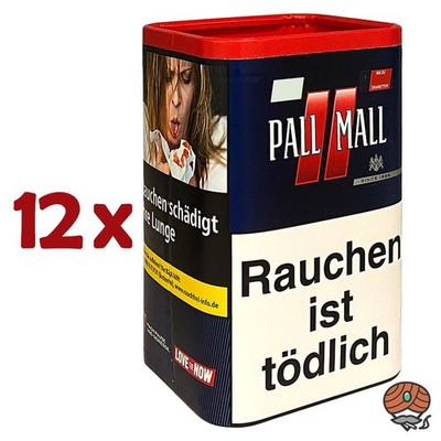 Pall Mall Red Volumentabak / Tabak XXL Dose 12x 71g