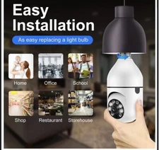 Dual light 360 degree TF card plug-in smoke alarm camera waterproof WIFI 3 in 1