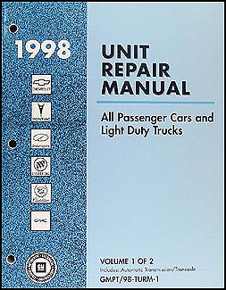 1998 GM Automatic Transmission Overhaul Manual Rebuild Repair Auto Tranny - Picture 1 of 2