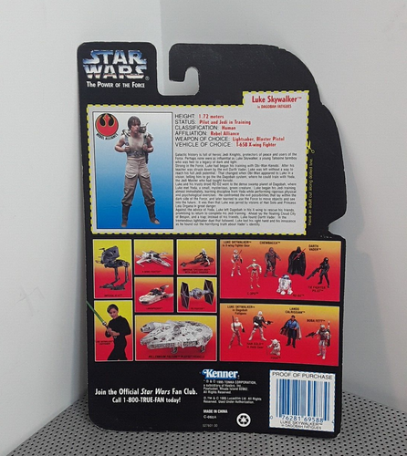 Neu - STAR WARS Power of the Force LUKE SKYWALKER Actionfigur DAGOBAH 1995 - Bild 2 von 11