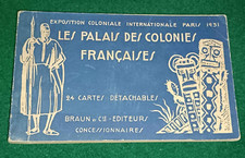 CPA 75 - LES PALAIS DES COLONIES FRANÇAISES - 24 Cartes Détachables Complet
