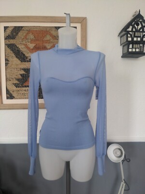 Free People Mesh Rob Top Größe Mittel Neu mit Etikett