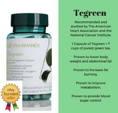 2-PACK Nu Skin Nuskin Pharmanex Tegreen 97 120 Caps -NEW STOCK- 03