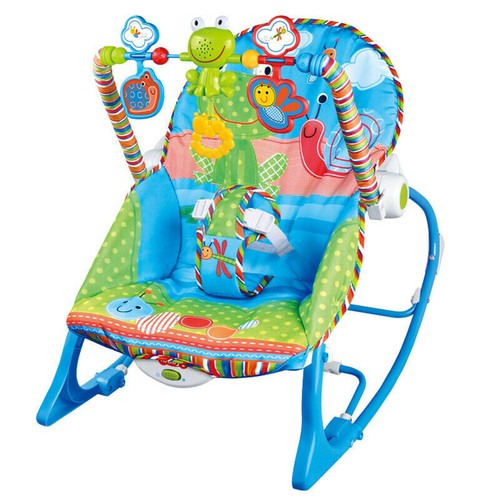 Baby Infant To Toddler Vibration Bouncer Rocker Swing Chair Soothing Music Toys - Picture 20 of 29