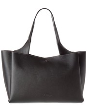 Tod’s Logo Medium Leather Tote Women's Black