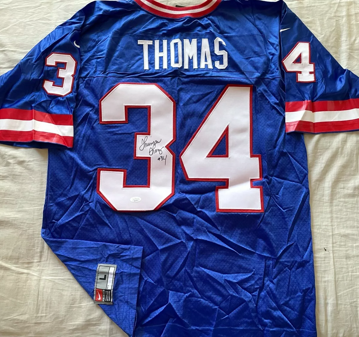 Thurman thomas autographed jersey cheap