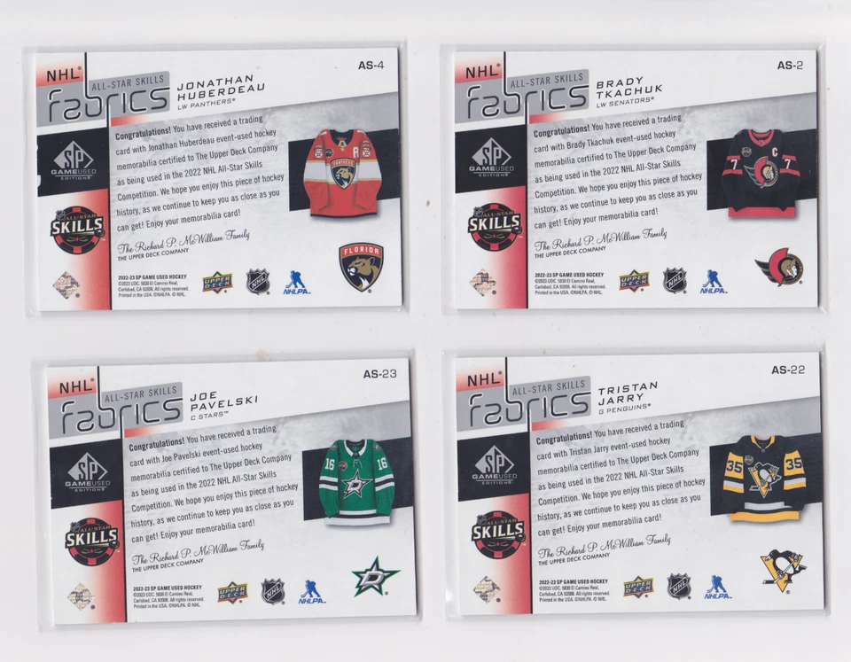 2022-23 UD SP GAME USED ALL-STAR SKILLS FABRICS JERSEY INSERT - DROP DOWN LIST - Image 2 of 4