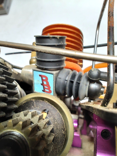 Vintage Serpent Vector V Nitro RC Car AWD w/ Mauro Collari RB Concept Engine - Picture 14 of 24