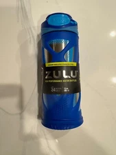 Zulu 12oz guardian Water Bottle  MOJO BLUE LEAK PROOF 1 TOUCH stainless steel