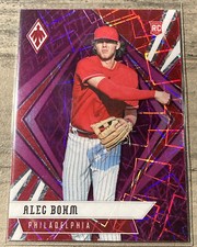 2021 Panini Chronicles Purple Velocity Phoenix Alec Bohm RC Phillies #17