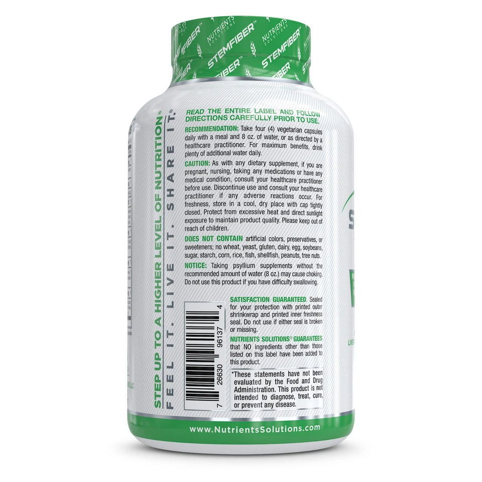 STEMFIBER: Boost Digestive Health with Fiber, Probiotics & Enzymes - Image 3 of 4