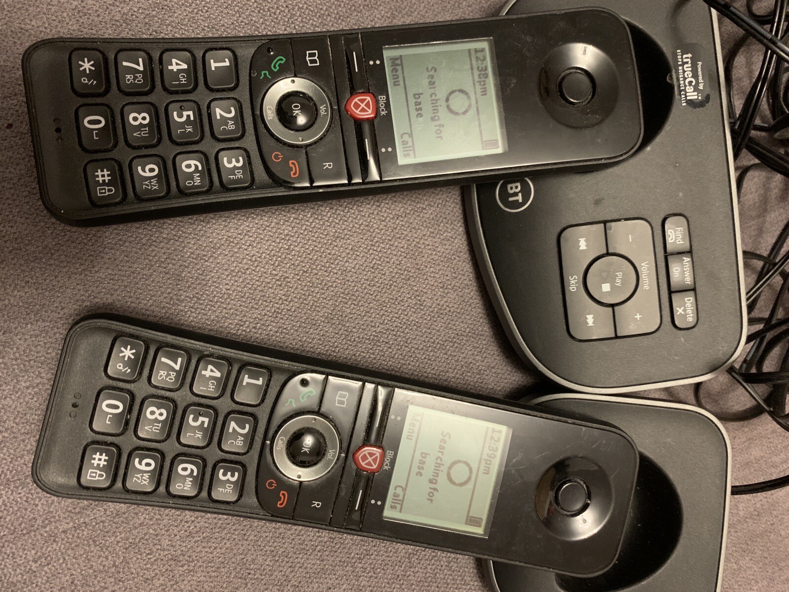 BT Advanced 090639 Cordless Home Phone Twin Handset 5016351619278 eBay