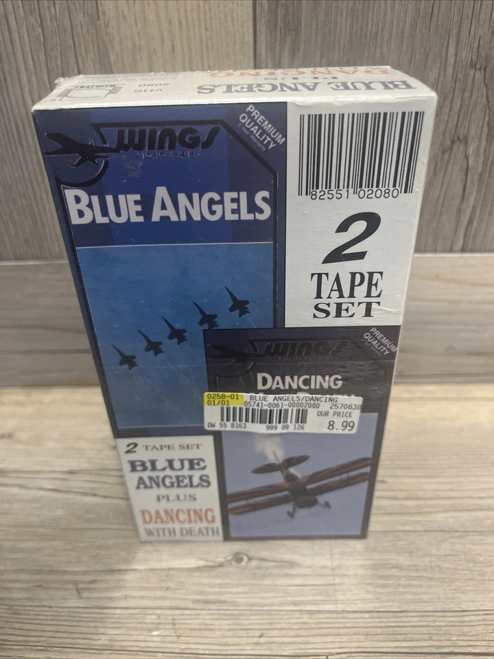 VHS Sealed 1989 Blue Angels Plus Dancing With Death 2 Tape Set - Image 4 of 4