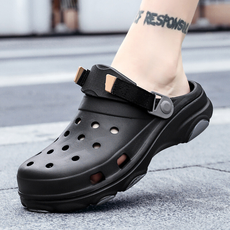 Sandalias informales Crocs Beach Spot para adultos nuevo estilo zueco zapatos planos a la venta