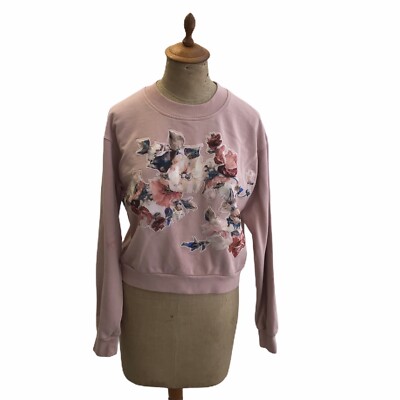 blush colored sweatshirt