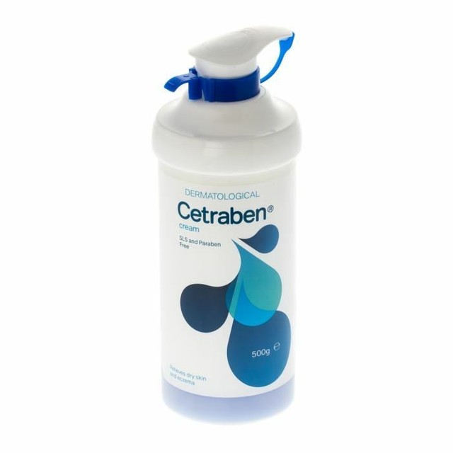 Cetraben Emollient Dermatological Cream Dry Skin and Eczema 500g Zerobase
