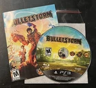Bulletstorm (Sony PlayStation 3, 2011) GAME DISC & MANUAL - CLEAN & TESTED