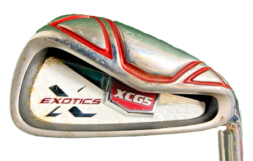 Tour Edge Exotics XCG5 6 Hierro Para Hombre Derecha 95g X-Lite Acero Rígido 38" Bonito Club Foto 3 de 4