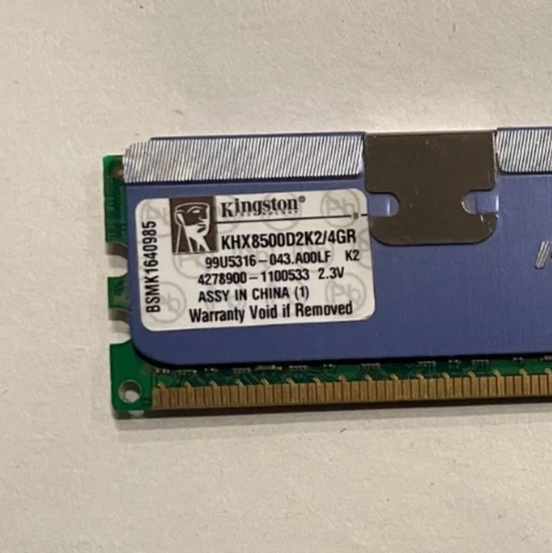 HyperX Kingston 4GB 1066 MHz DDR2 SDRAM Memory (KHX8500D2K2) (2x2GB modules) - Image 3 of 4